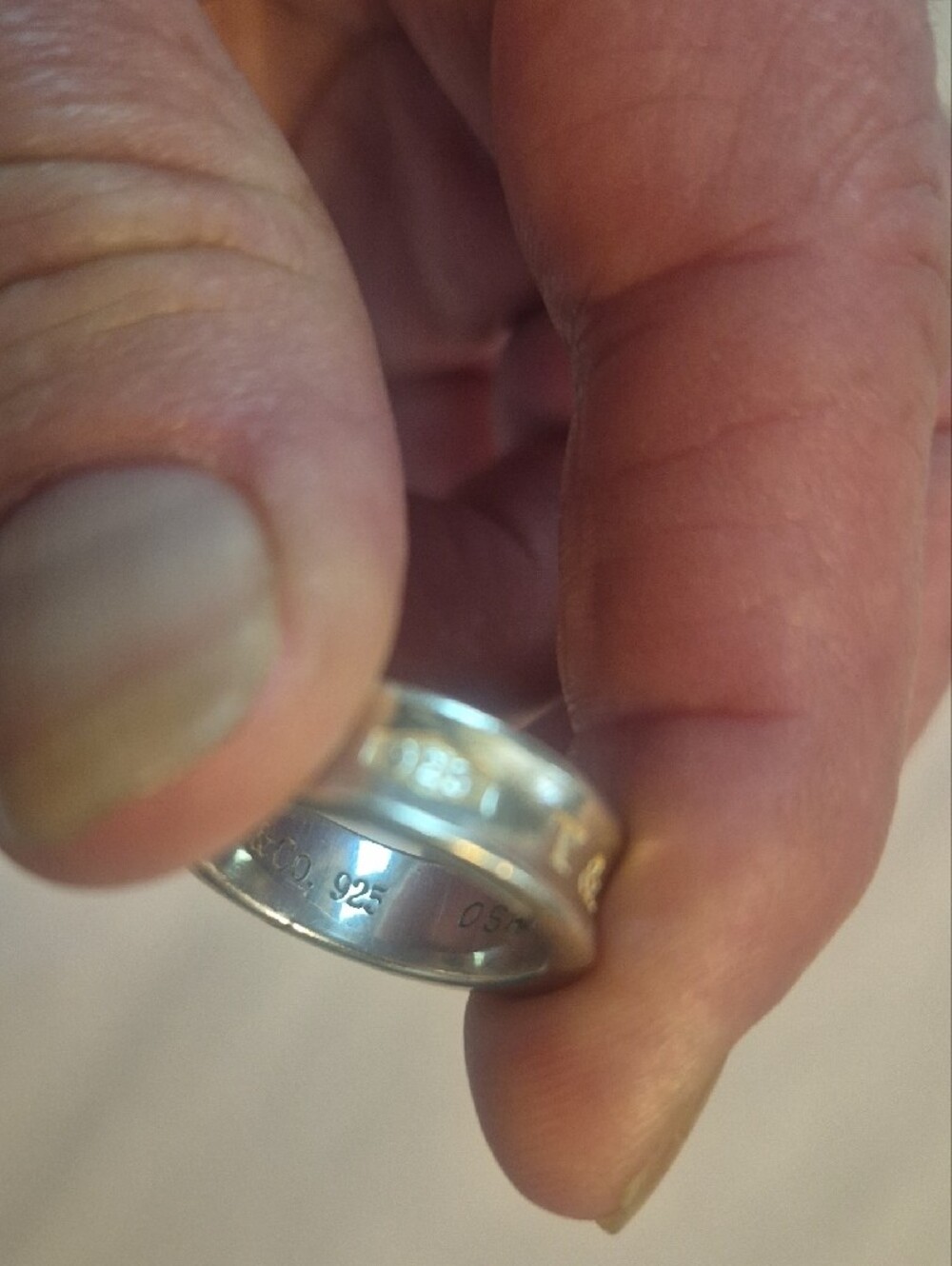 Tiffany&CO Sterling SilverBand - Classic Silver Ring... - Picture 11 of 11